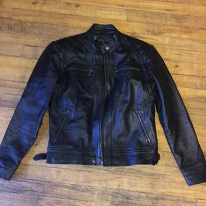 Men’s faux leather jacket